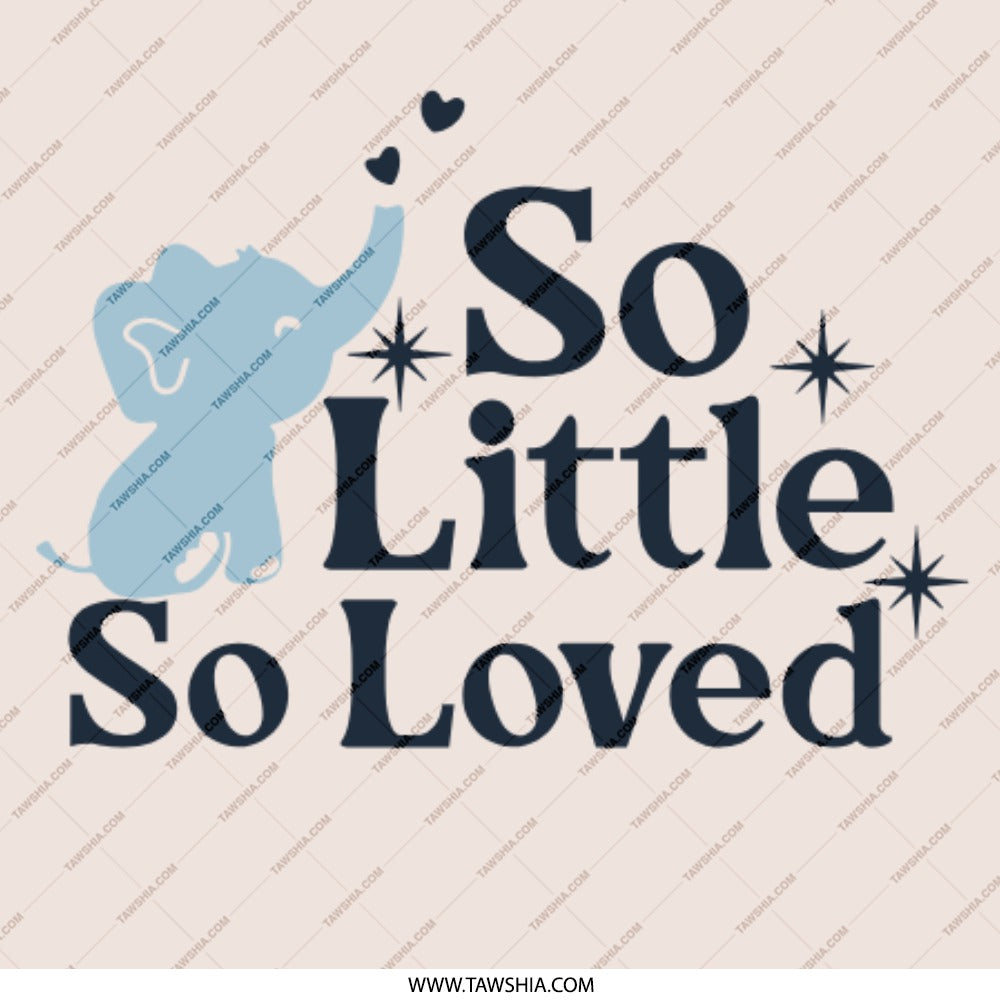 So Little So Loved Pinback, Baby Shower Pin, New Baby Gift, Cute Elephant Pin, Baby Announcement, Party Favor Pin, Keepsake Pinback - Tawshia