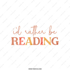 Rather Be Reading Tote Bag, Book Lover Gift, Reader Tote, Bookworm Bag, Library Bag, Gift For Teacher, Literary Tote, Aesthetic Tote - Tawshia