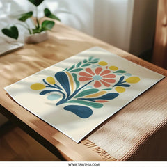 Floral Photographic Print, Flower Art Print, Botanical Wall Art, Home Decor, Scandinavian Print, Abstract Floral Print, Modern Wall Decor - Tawshia