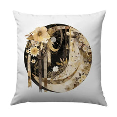Floral Moon Pillow, Celestial Throw Pillow, Decorative Pillow, Home Decor Accent Pillow, Bedroom Living Room Decor, Unique Gift Idea - Tawshia