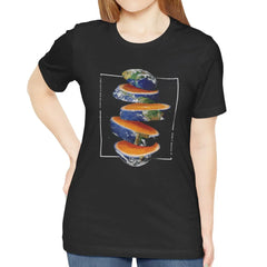 Artistic Earth Layers Abstract Design T-Shirt product