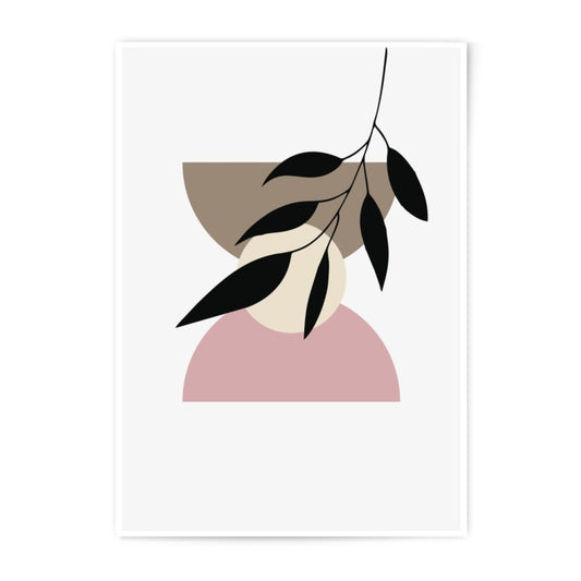 Abstract Leaf Photographic Print, Modern Art, Minimalist Design, Neutral Colors, Home Decor, Wall Art, Botanical Print, Art Print - Tawshia