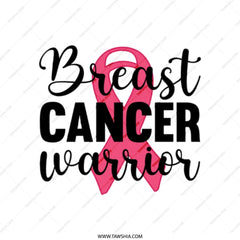 Breast Cancer Warrior Tote Bag, Pink Ribbon Design, Support Cancer Awareness, Survivor Gift, Inspirational Tote Bag - Tawshia