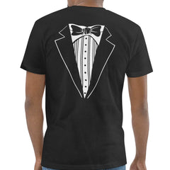 Stylish Tuxedo Print Graphic Tee Shirt Product
