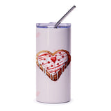 Heart Cookie Tumbler, Valentines Day Tumbler, Cute Cookie Tumbler, Heart Tumbler, Valentine Gift, Gift for Her, Treat Tumbler, Holiday - Tawshia