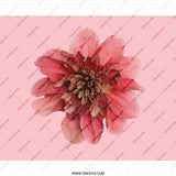 Floral Mouse Pad, Pink Flower Design, Botanical Desk Decor, Trendy Computer Accessory, Unique Gift Idea, Office Essentials - Tawshia