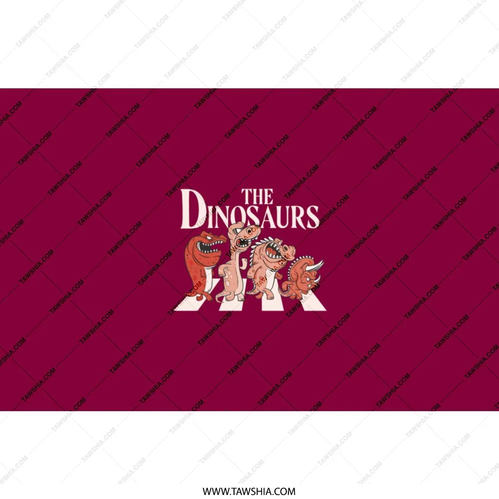 The Dinosaurs Graphic Maroon Kids Unique product
