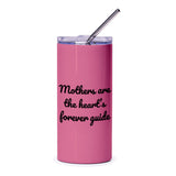 Mothers Heart Guide Tumbler, Mothers Day Gift, Mom Appreciation Present, Unique Mother Quote Design, Pink Drinkware, Perfect Gift Idea - Tawshia