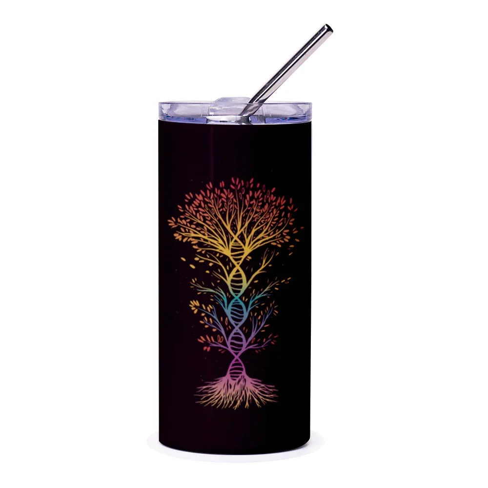 Colorful Tree Roots Design Stainless Steel Tumbler product
