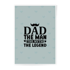 Dad The Man Photographic Prints, Father's Day Gifts, Dad Gifts, Dad Art, Home Decor, Modern Art, Wall Art, Gifts for Him - Tawshia