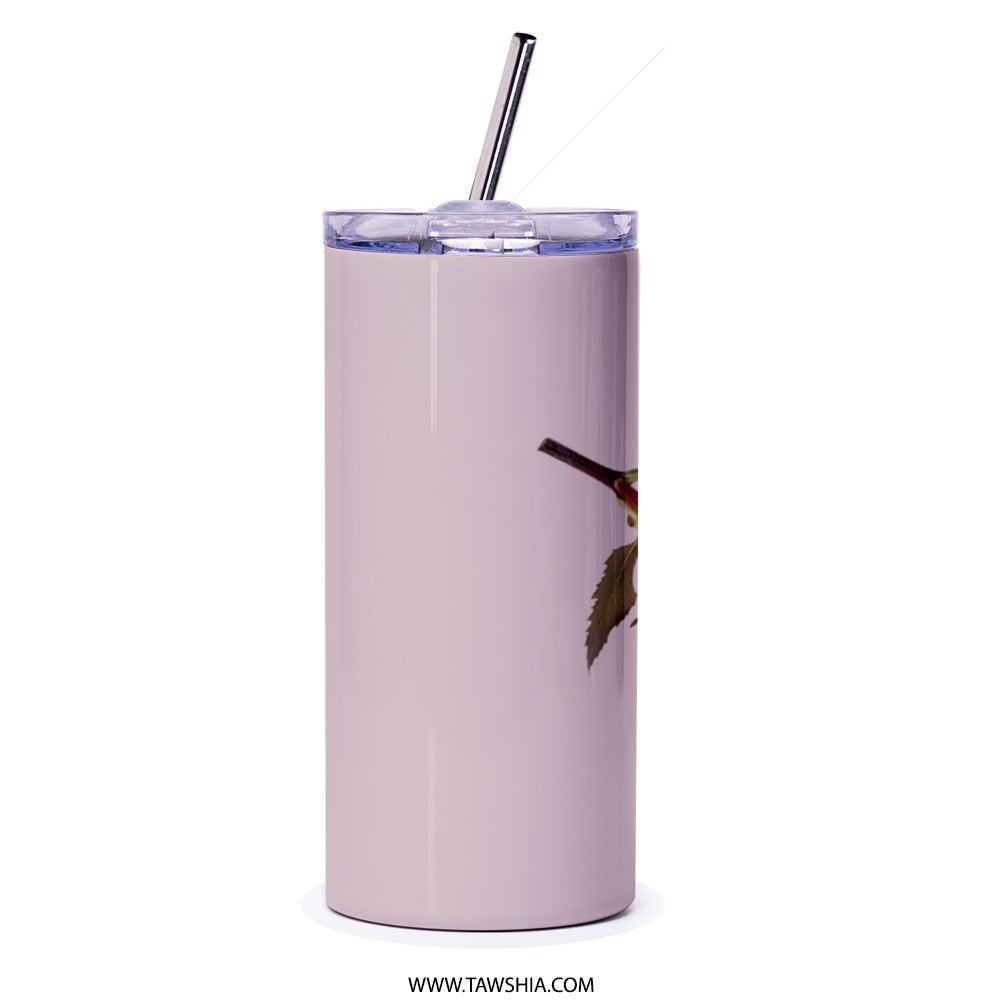 Roses Tumbler, Floral Tumbler, Flower Design, Botanical Tumbler, Pretty Tumbler, Nature Tumbler, Gift For Her, Gift For Mom, Roses Gift - Tawshia
