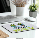 Let's Grow Together Mouse Pad, Plant Lover Gift, Cute Office Decor, Motivational Desk Accessory, Gardening Gift, Growing Together Design - Tawshia