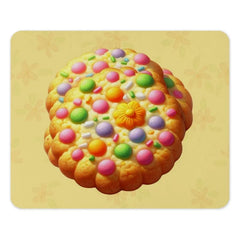 Cookie MousePad, Colorful Cookie, Sweet Treat Mouse Pad, Food Lover Gift, Dessert Art, Office Decor, Cute Mousepad, Playful Design - Tawshia
