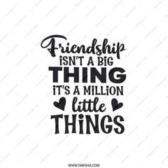 Friendship Pillow, Best Friend Gift, Friendship Quote Pillow, Home Decor Pillow, Decorative Pillow, Cute Pillow Gift - Tawshia