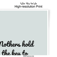 Mother's Love Photographic Prints, Inspirational Quote Art, Unconditional Love, Home Decor, Gift for Mom, Wall Art, Mothers Day Gift - Tawshia