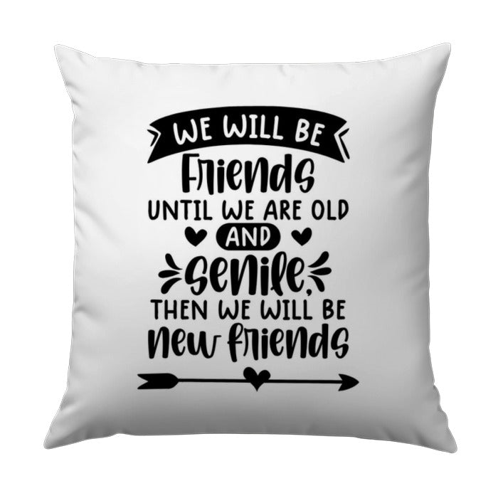 Best Friends Pillow, Funny Friends Gift, Friendship Pillow, Friends Forever Pillow, Gift for Friends, Decorative Pillow, Bestie Pillow - Tawshia