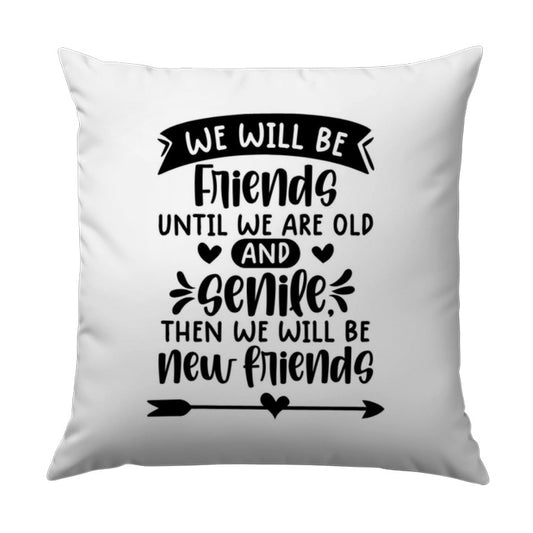 Best Friends Pillow, Funny Friends Gift, Friendship Pillow, Friends Forever Pillow, Gift for Friends, Decorative Pillow, Bestie Pillow - Tawshia