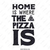 Pizza Lover Mug, Home Is Where The Pizza Is, Funny Coffee Mug, Pizza Gift Idea, Foodie Gift, Cute Mug, Novelty Mug, Gift for Pizza Fanatic - Tawshia