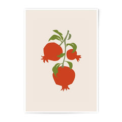 Pomegranate Photographic Print, Fruit Art, Kitchen Decor, Minimalist Art, Botanical Print, Modern Wall Art, Home Decor, Housewarming Gift - Tawshia