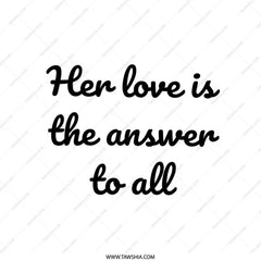 Love is the Answer Pillow, Inspirational Quote Throw Pillow, Home Decor, Motivational Pillow, Gift Idea, Decorative Cushions - Tawshia