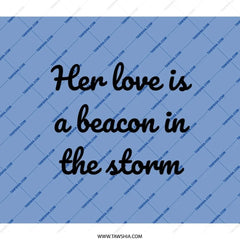 Beacon in Storm Backpack, Inspirational Quote Bag, Unique Design Backpack, Everyday Backpack, Gift for Her, Motivational Backpack - Tawshia