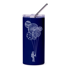 Astronaut Holding Planet Balloons Insulated Tumbler product type