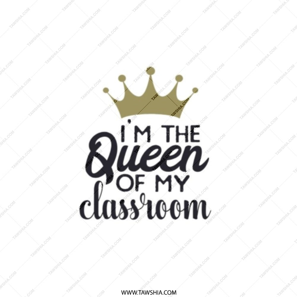 Queen of Classroom Pocket Mirror, Teacher Appreciation Gift, Funny Teacher Present, Educator Mirror, School Gift, Class Mirror - Tawshia