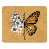 Beautiful Flower and Butterfly Design Mouse Pad Product