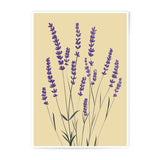 Lavender Field Photographic Print, Botanical Wall Art, Purple Flower Art, Minimalist Decor, Floral Photography, Nature Print, Home Decor - Tawshia