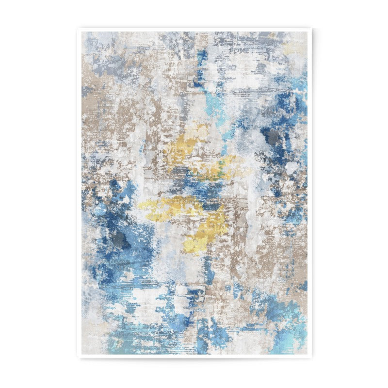 Abstract Art Photographic Print, Blue Gold Texture, Wall Decor, Modern Art, Home Decor, Stylish Print, Trending Now, Unique Gift Idea - Tawshia