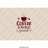 Coffee is my best friend Tumbler, Cute Coffee Lover Tumbler, Gift for Coffee Addict, Hot Cold Drink Cup, Travel Tumbler, Tumbler with Straw - Tawshia