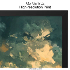 Rustic Railroad Wall Art, Countryside Scenery, Farmhouse Decor, Dramatic Sky Painting, Abandoned Barn Wall Decor, Moody Landscape Wall Art - Tawshia