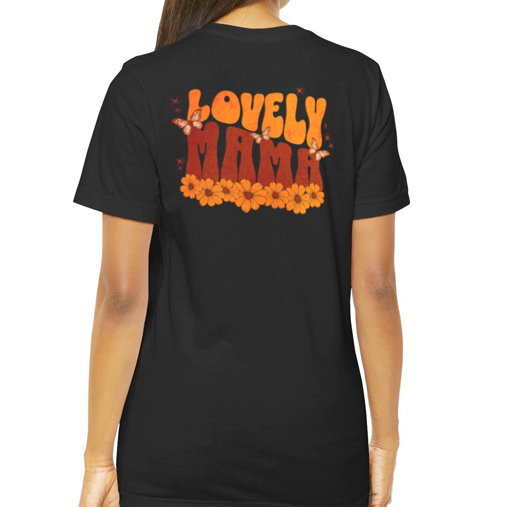 Lovely Mama Retro Floral Graphic Tee Shirt product