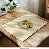 Hello Sunshine Photographic Print, Beachy Summer Vibes, Tropical Palm Tree Art, Wall Decor, Positive Quote, Sunny Graphic Design, Gift Idea - Tawshia