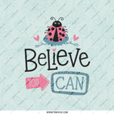 Ladybug Mirror, Believe You Can Mirror, Pocket Mirror, Gift For Her, Makeup Mirror, Compact Mirror, Inspirational Mirror - Tawshia