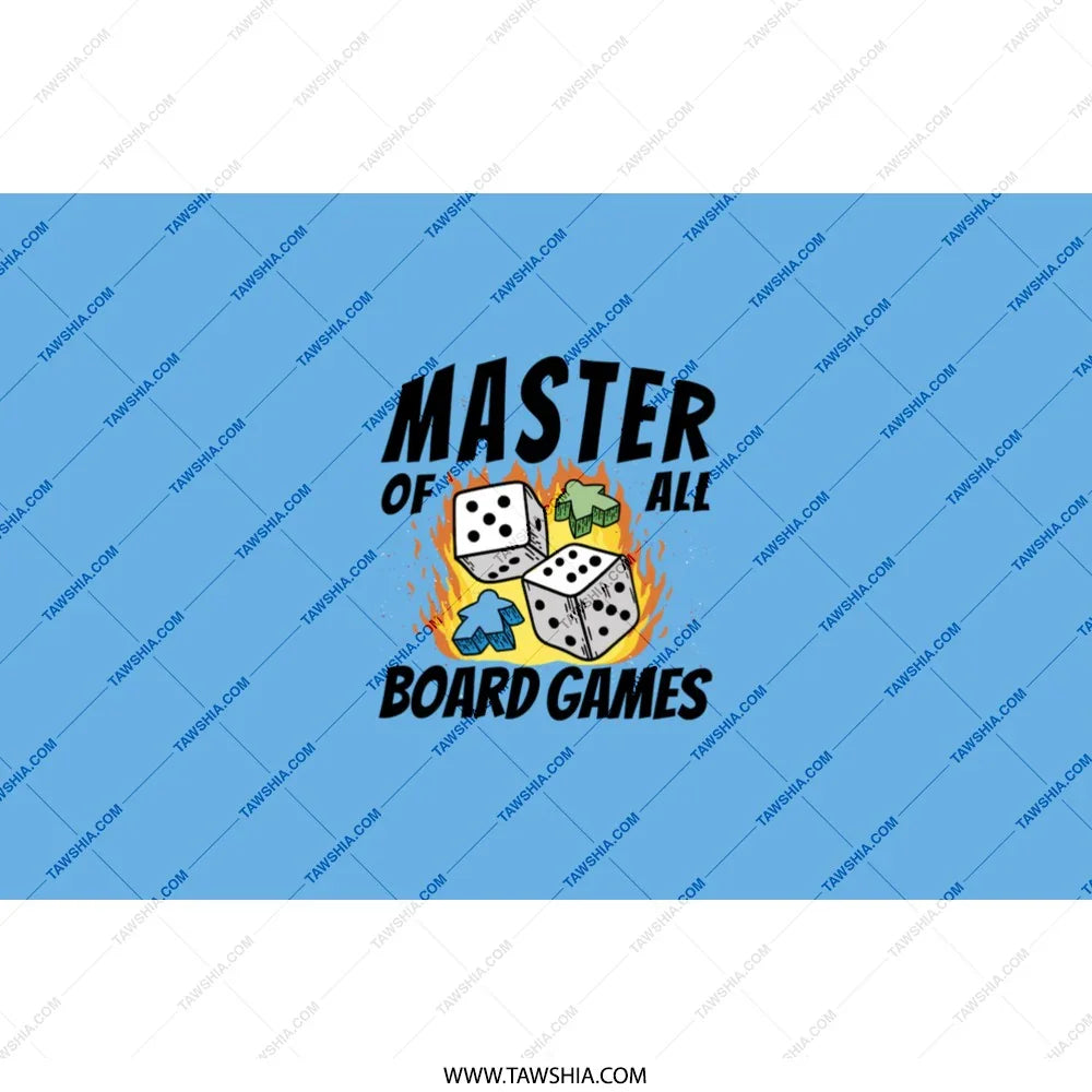 Master Of All Board Games Dice Art Product