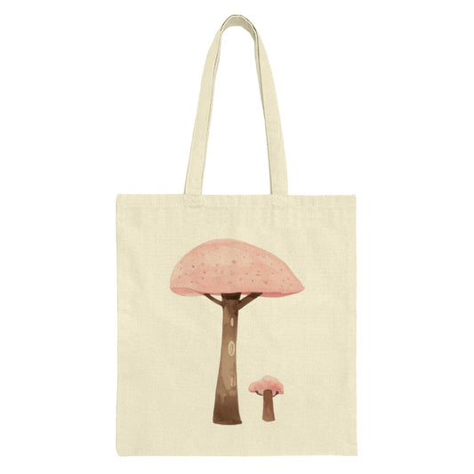Mushroom Tote Bag, Whimsical Fungi Design, Nature Lover Gift, Cute Grocery Bag, Everyday Tote, Cottagecore Style, Mushroom Art - Tawshia
