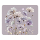 Floral Mouse Pad, Purple Flowers Mousepad, Aesthetic Desk Decor, Computer Accessory, Office Gift, Cute Mouse Pad - Tawshia