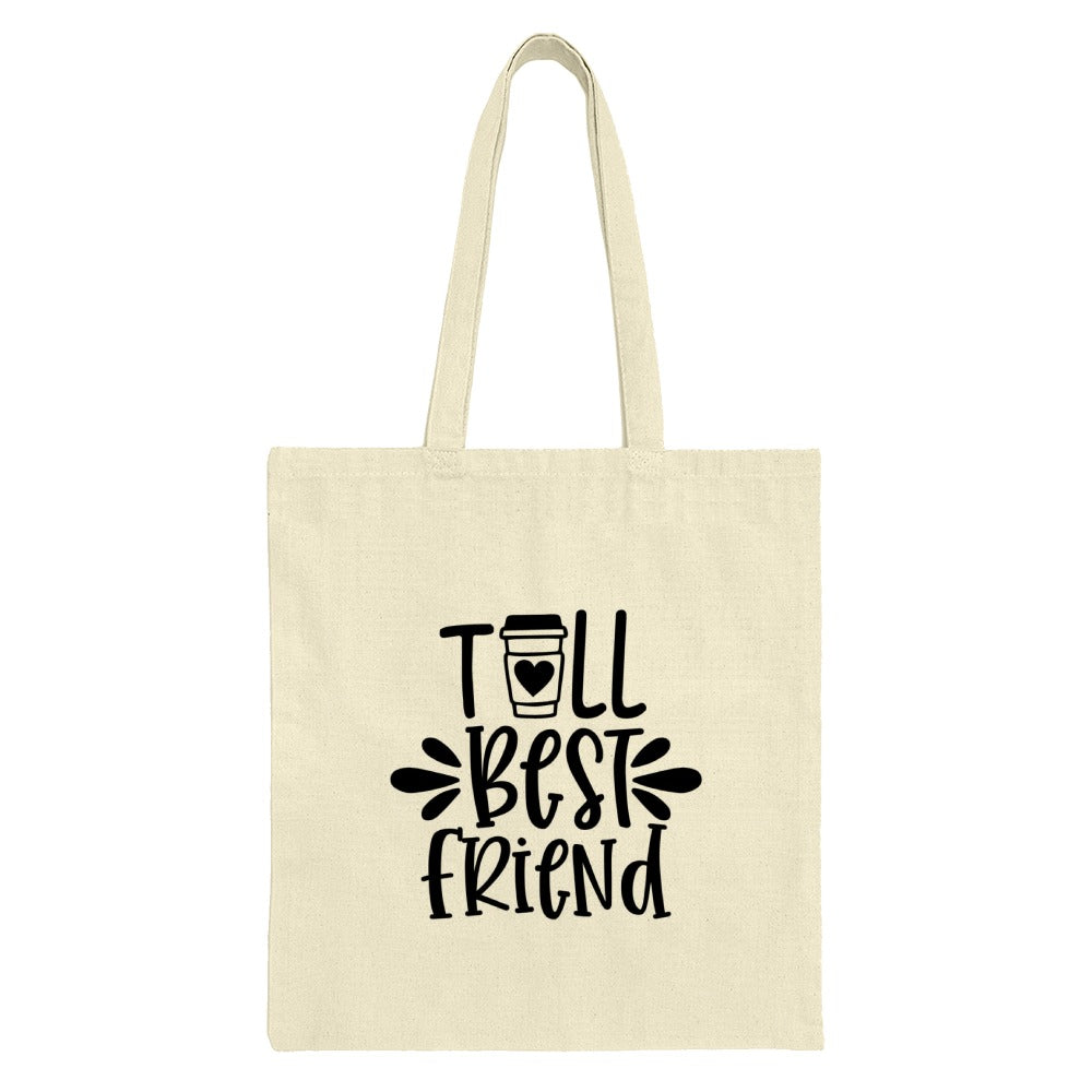 Best Friend Coffee Tote Bag, Gift for Bestie, Cute Friends, Coffee Lover, Friendship Gift, Trendy Tote, Everyday Bag, Present Idea - Tawshia