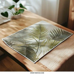 Tropical Palm Leaf Photographic Print, Botanical Wall Art, Modern Home Decor, Nature Inspired Print - Tawshia