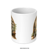 Cozy Home Mug, Bookshelf Mug, Interior Decor Mug, Book Lover Gift, Warm Mug, Aesthetic Coffee Mug, Home Office Mug, Relaxing Mug - Tawshia