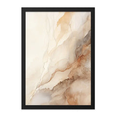 Abstract Ink Wall Art, Neutral Tones Decor, Modern Art Print, Beige Brown Wall Decor, Minimalist Art, Home Decor, Office Art (139) - Tawshia