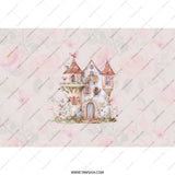 Princess Castle Tumbler, Fairytale Tumbler, Whimsical Castle Design, Gift For Girl, Fantasy Tumbler, Stainless Steel Tumbler - Tawshia