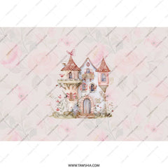 Princess Castle Tumbler, Fairytale Tumbler, Whimsical Castle Design, Gift For Girl, Fantasy Tumbler, Stainless Steel Tumbler - Tawshia
