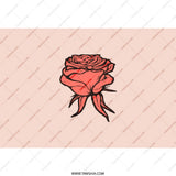 Rose Tumbler, Floral Tumbler, Flower Tumbler, Red Rose Design, Gift for Her, Gift Ideas, Elegant Tumbler, Stylish Tumbler, Cute Tumbler - Tawshia