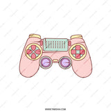 Pastel Game Controller Pillow, Gamer Room Decor, Cute Gaming Pillow, Video Game Lover Gift, Kawaii Pillow, Play Station Gift, Cozy Pillow - Tawshia