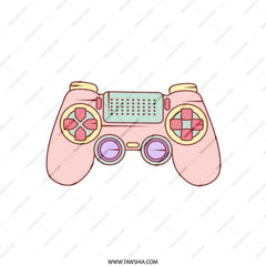 Pastel Game Controller Pillow, Gamer Room Decor, Cute Gaming Pillow, Video Game Lover Gift, Kawaii Pillow, Play Station Gift, Cozy Pillow - Tawshia