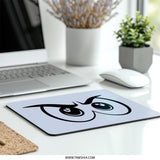 Cartoon Eyes Mouse Pad, Funny Mousepad, Cute Desk Accessories, Unique Office Decor, Gift for Gamers, Computer Accessory, Desk Mat - Tawshia