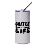 Coffee Is Life Tumbler, Unique Gift, Coffee Lover Gift, Trendy Tumbler, Iced Coffee, Hot Coffee, Gift for Her, Gift for Him, Everyday Use - Tawshia