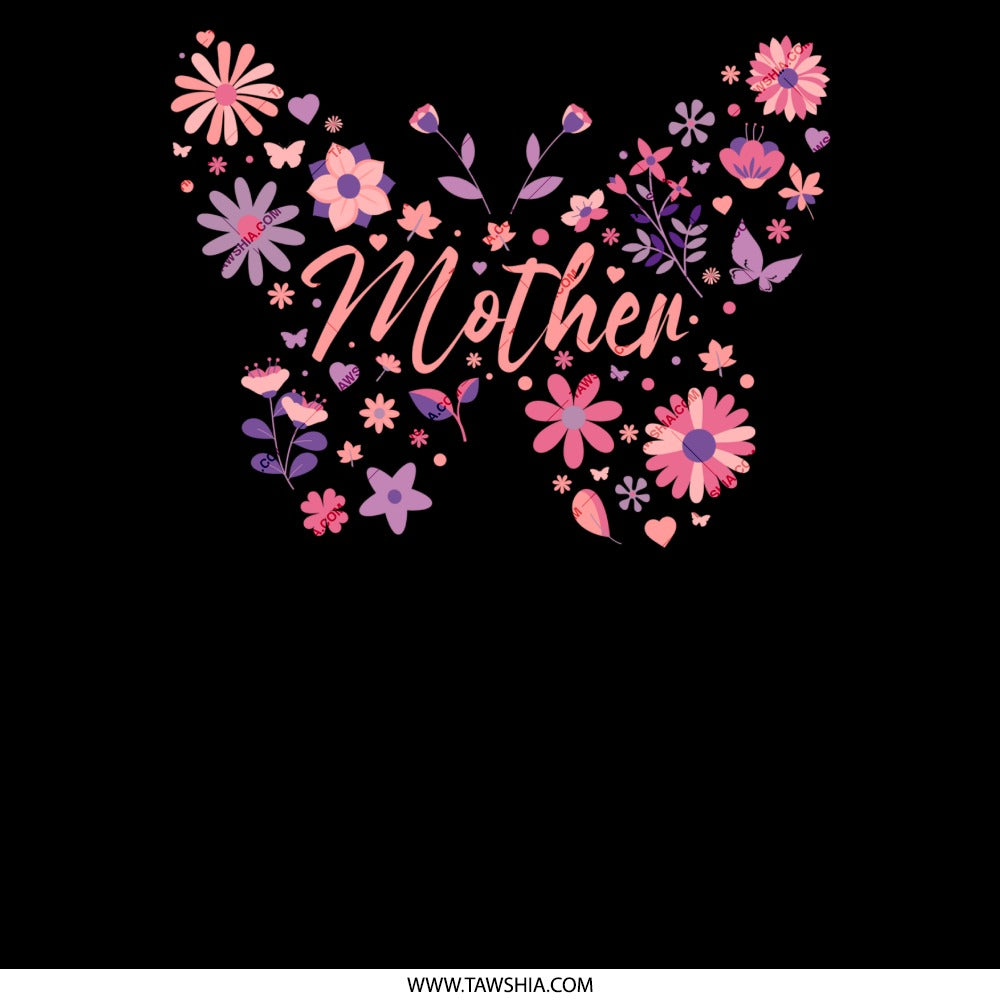 Beautiful Floral Mother Design Butterfly Product